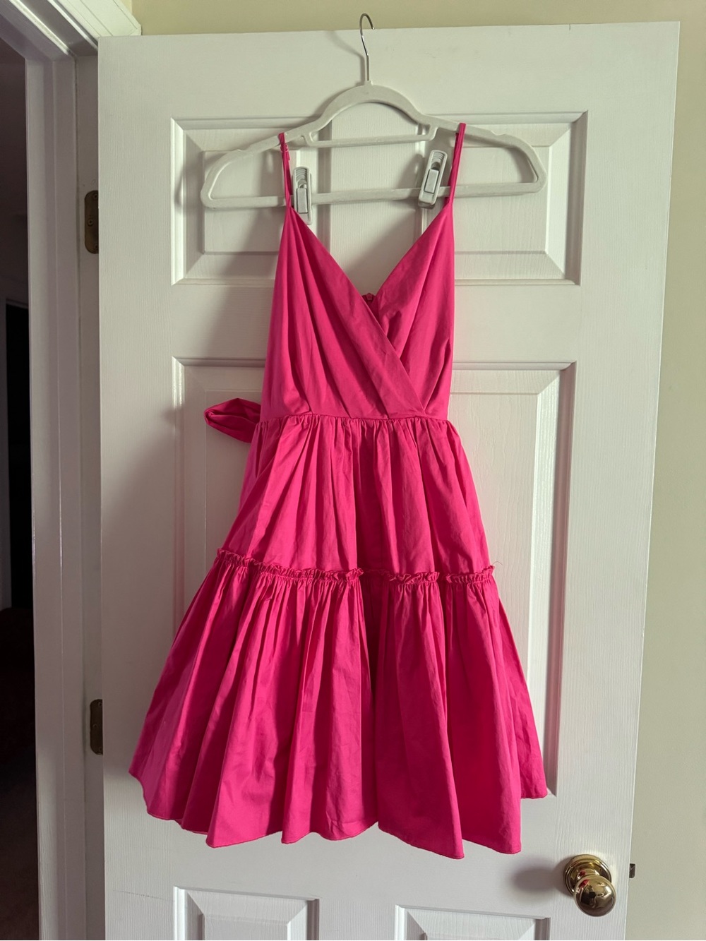 Lili Sidonio Hot Pink Ruffle Dress